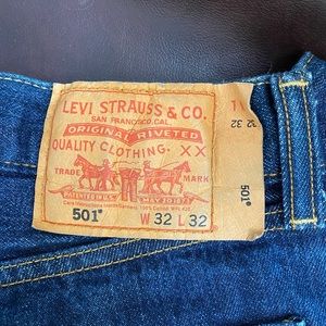 Men’s 501 Levi’s 32 x 32 new without tags